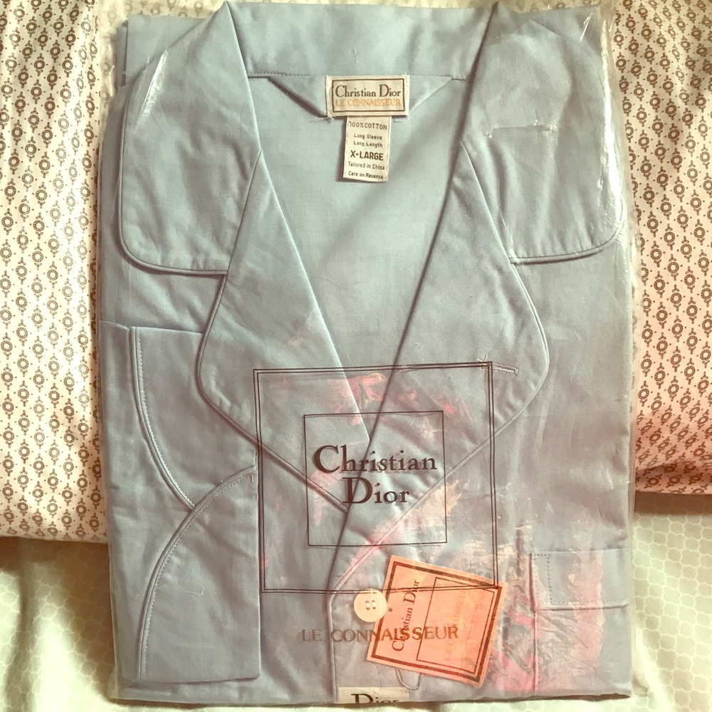 Vintage Christian Dior Le Connaisseur PJ Set🎅🏻❄️